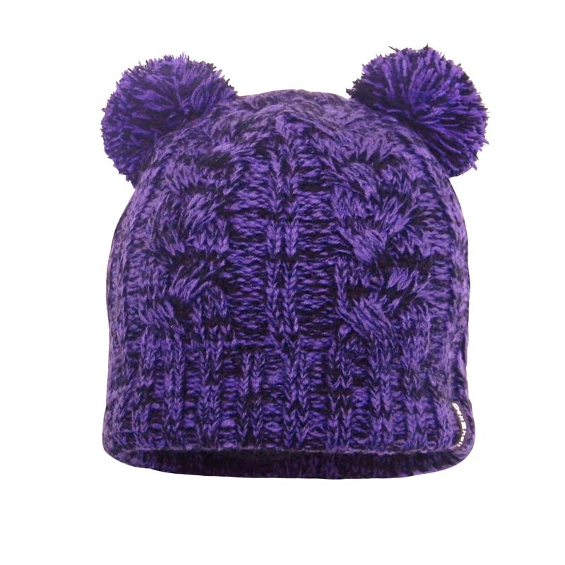 DexShell Cable PomPom Beanie Childrens Purple | Outdoor 247