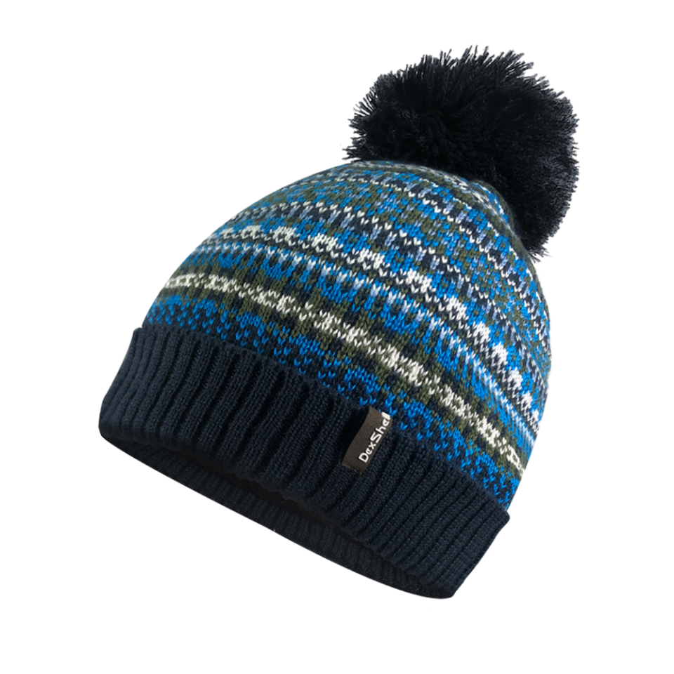 DexShell Fair Isle Beanie Blue | Outdoor 247